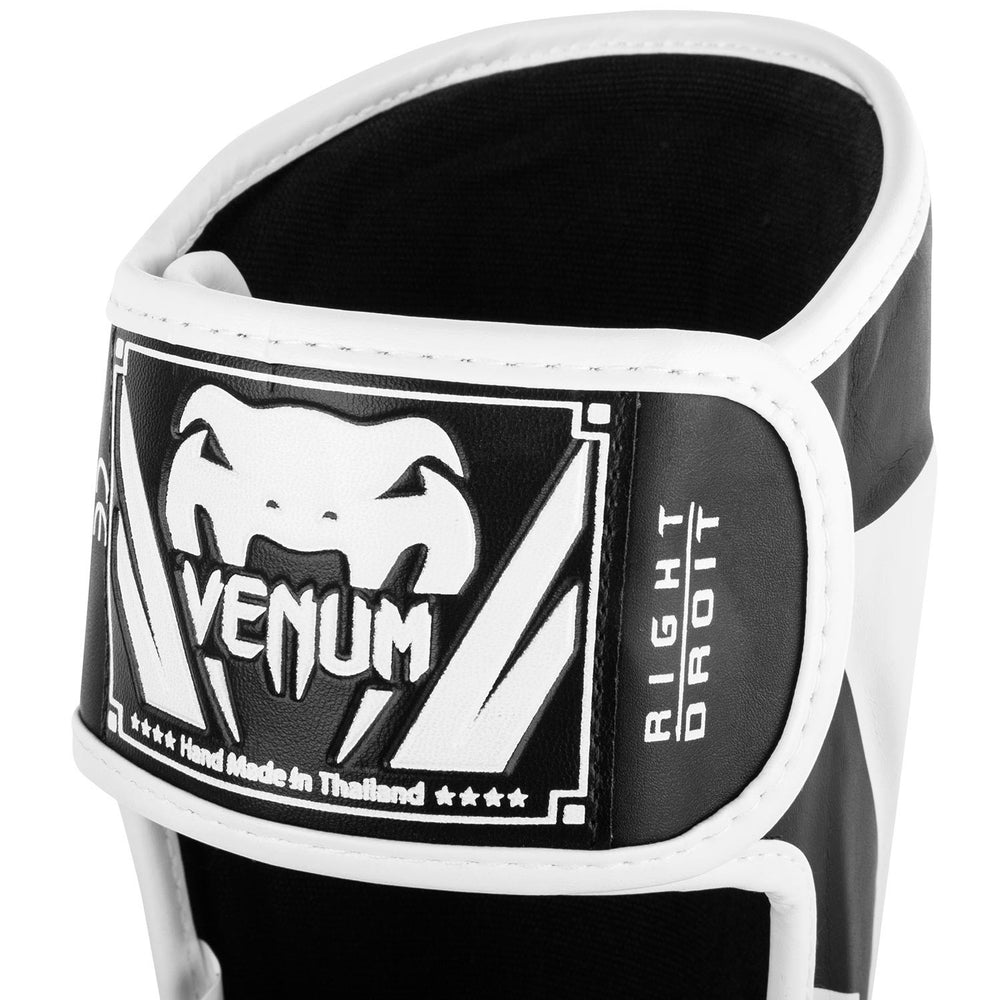 Venum Защита Голени Elite Черно-белый