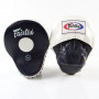 Боксерские лапы Fairtex FMV9 черно- белые