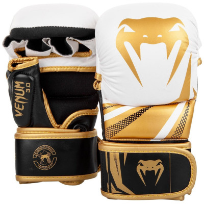 Перчатки для MMA Venum Challenger 3.0 бело-золотые