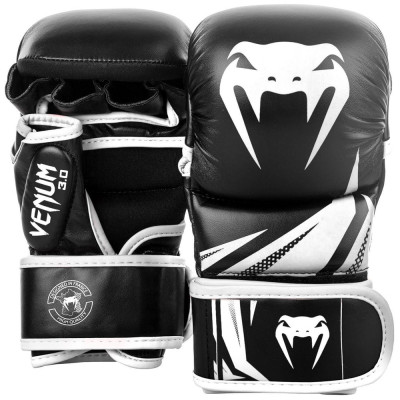 Перчатки для MMA Venum Challenger 3.0 черно-белые