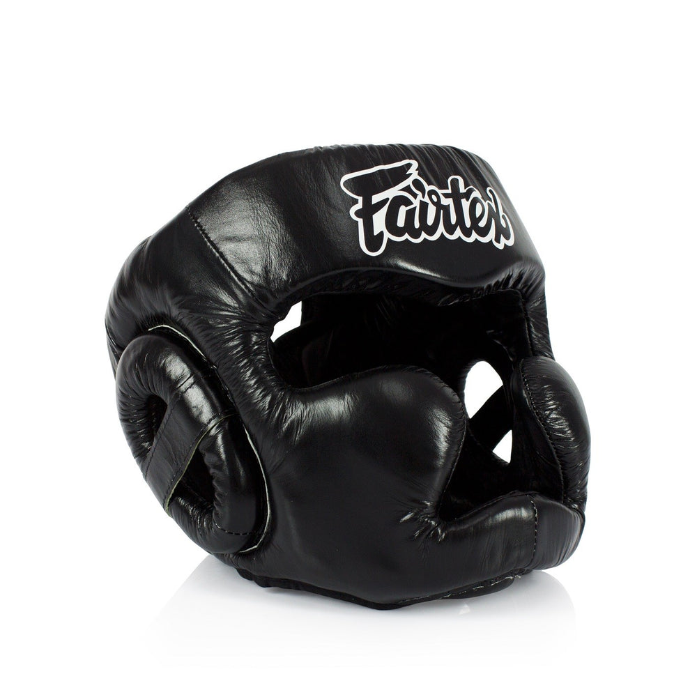 Боксерский шлем Fairtex HG13 черный