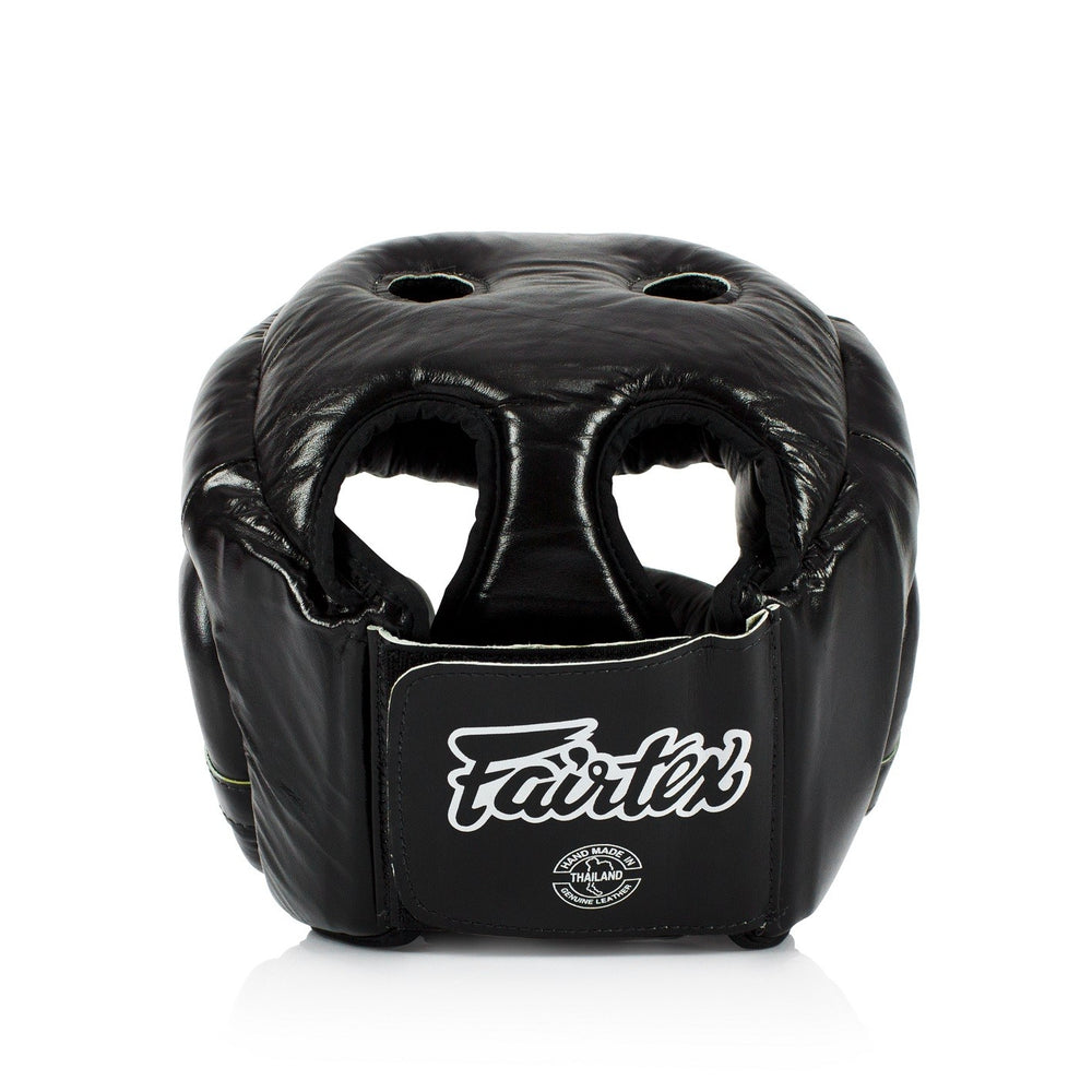 Боксерский шлем Fairtex HG13 черный