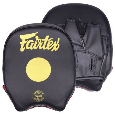 Боксерские лапы Fairtex FMV14 Черно-золотые
