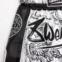 Шорты для Muay-Thai 8 Weapons Sak Yant Tigers белые