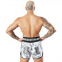 Шорты для Muay-Thai 8 Weapons Sak Yant Tigers белые
