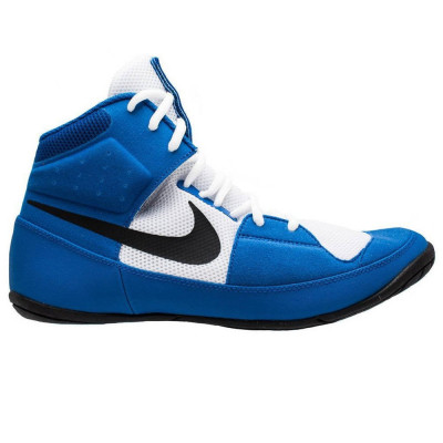 Борцовки Nike Fury бело-синие