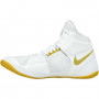 Борцовки Nike Fury бело-золотые