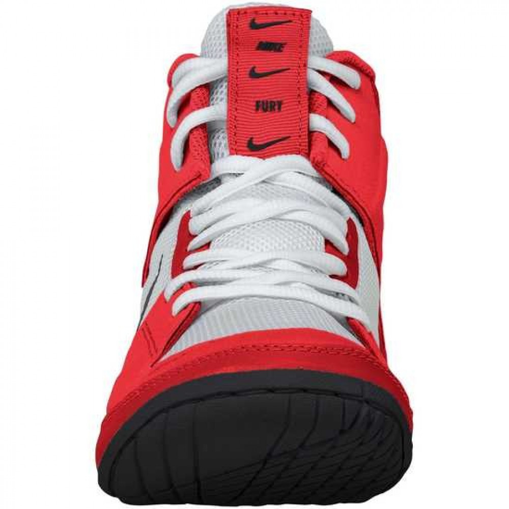 Борцовки Nike Fury красно-белые