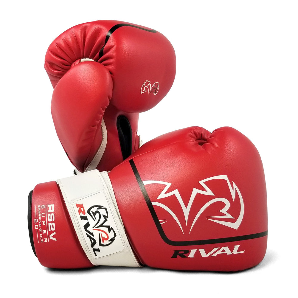 Перчатки боксерские Rival для спарринга RS2V 2.0 Красные