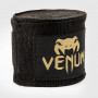 Бинты боксерские Venum Черно/Золотые 2,5m