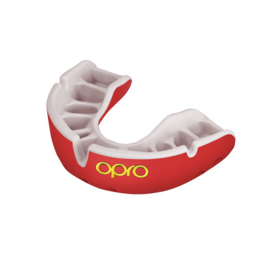 Детская капа Opro Gold красная