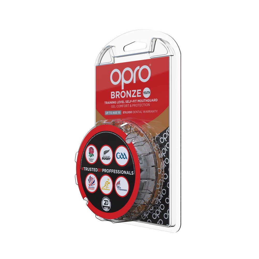 Детская капа Opro Bronze белая