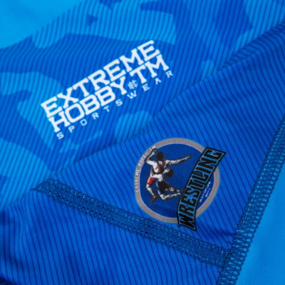 Борцовское трико детское Extreme Hobby Wrestling 2 Синее