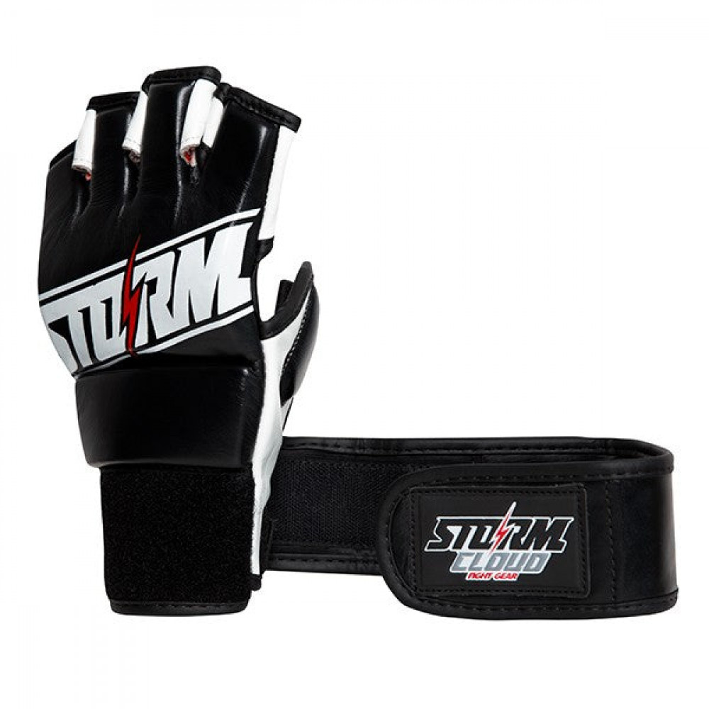 Перчатки для ММА StormCloud Tempest  Чёрно/Красные 4oz