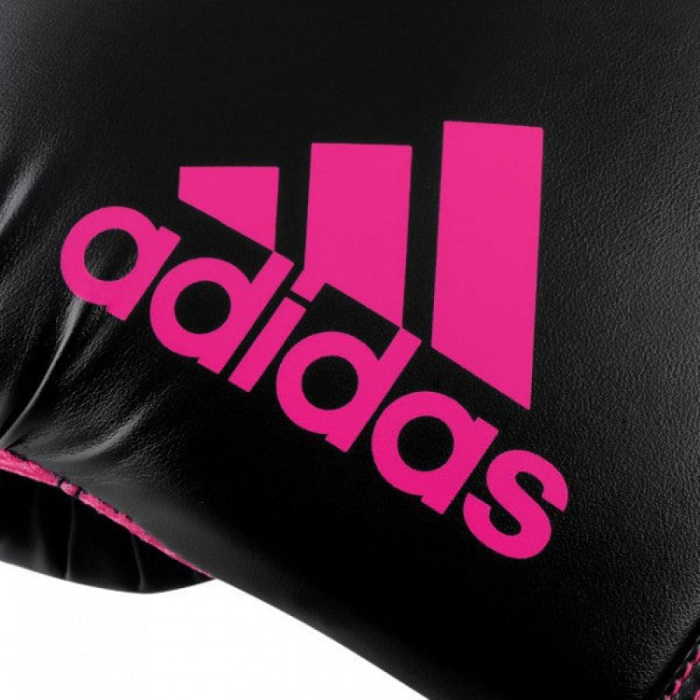 Боксерские перчатки Adidas Hybrid 80 Черно/Розовые