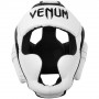 Боксерский шлем Venum Elite бело-черный