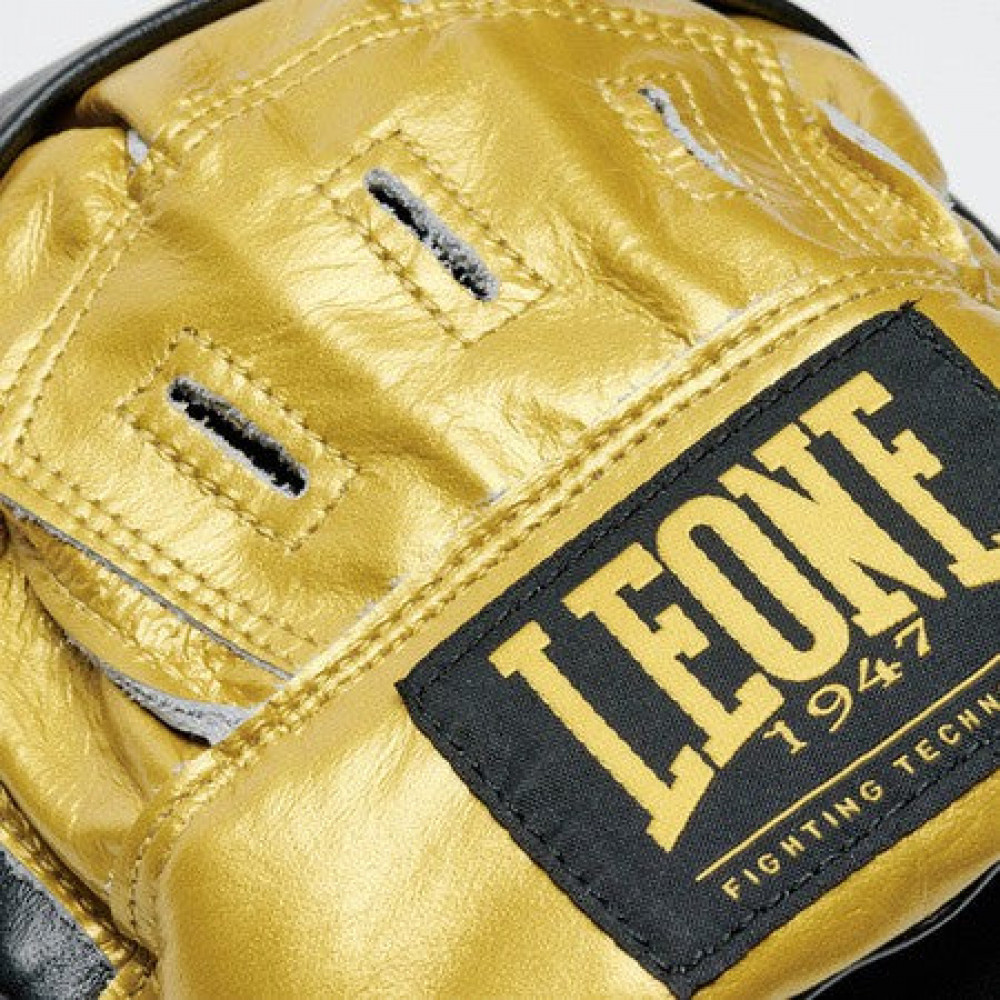 Боксерские лапы Leone Speed Line Черно/Золотые
