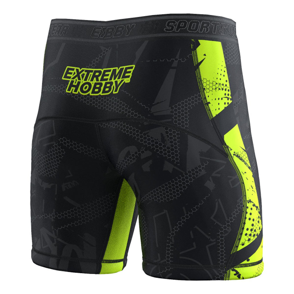 Шорты Extreme Hobby Vale Tudo Черно-желтые