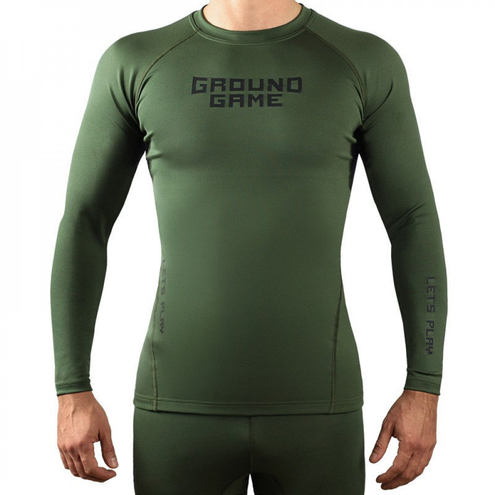 Рашгард Ground Game Athletic с длинным рукавом Хаки