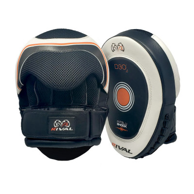 Боксерские лапы Rival  INTELLI-SHOCK Punch Mitts RPM10 Бело/Черные