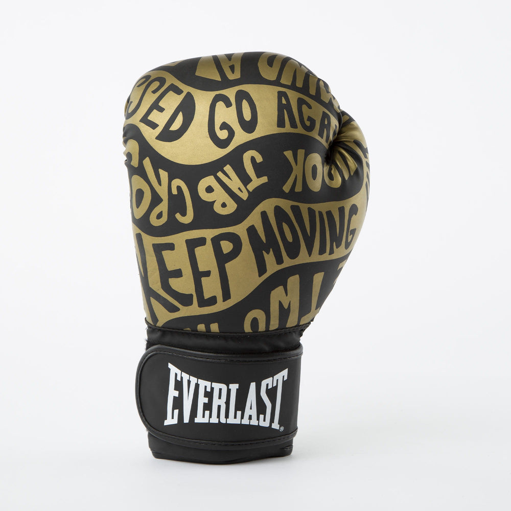 Боксерские перчатки Everlast Spark Черно/Золотые