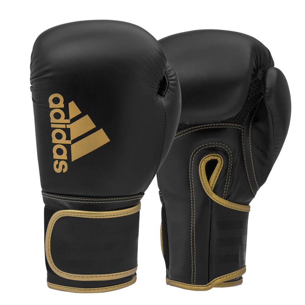 Боксерские перчатки Adidas Hybrid 80 Черно/Желтые