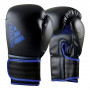 Боксерские перчатки Adidas Hybrid 80 Черно/Синие