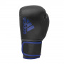 Боксерские перчатки Adidas Hybrid 80 Черно/Синие