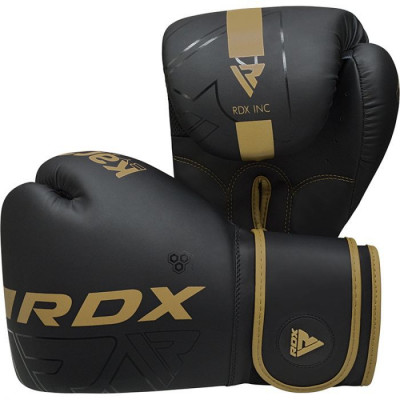 Боксерские перчатк RDX F6 Черно/Золотые