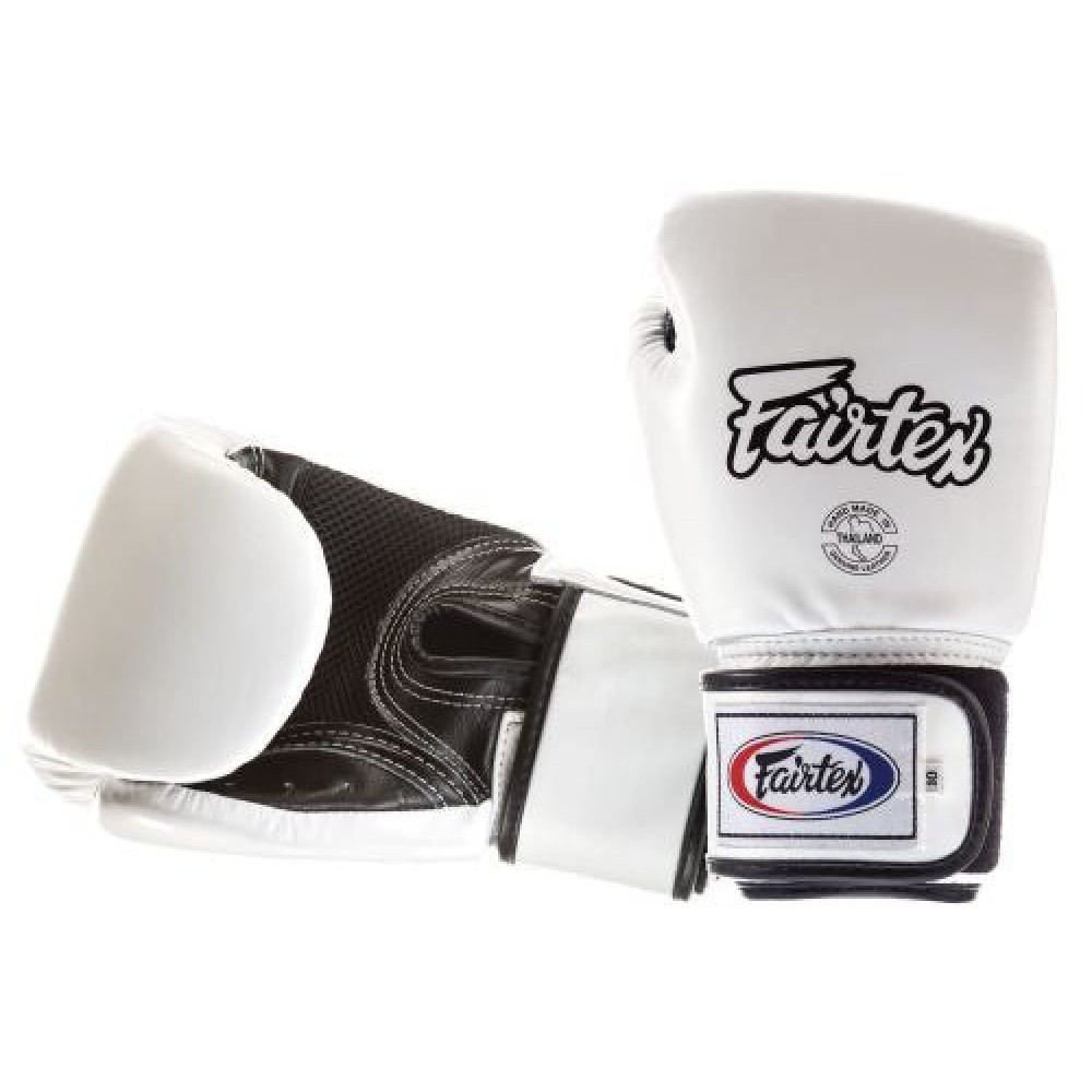 Боксерские перчатки Fairtex BGV1 Breathable Белые