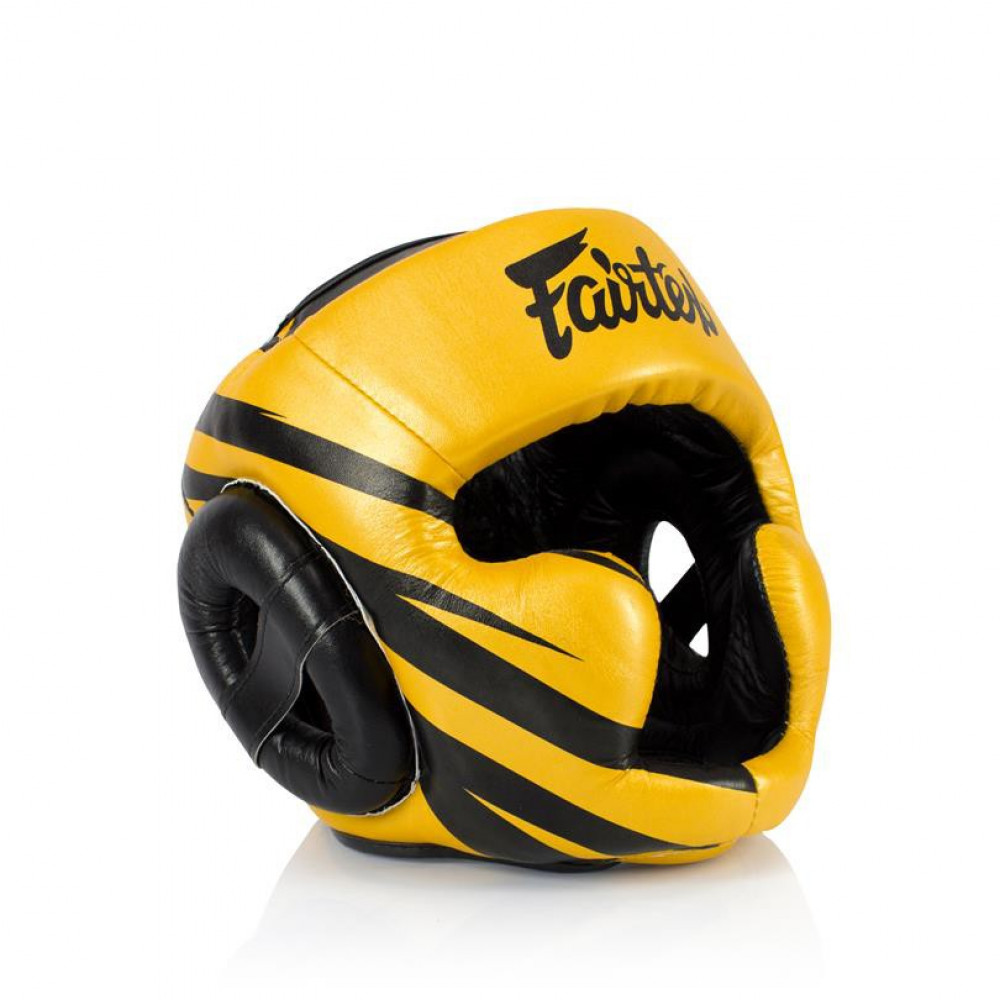 Боксерский шлем Fairtex HG16 M1 Желтый