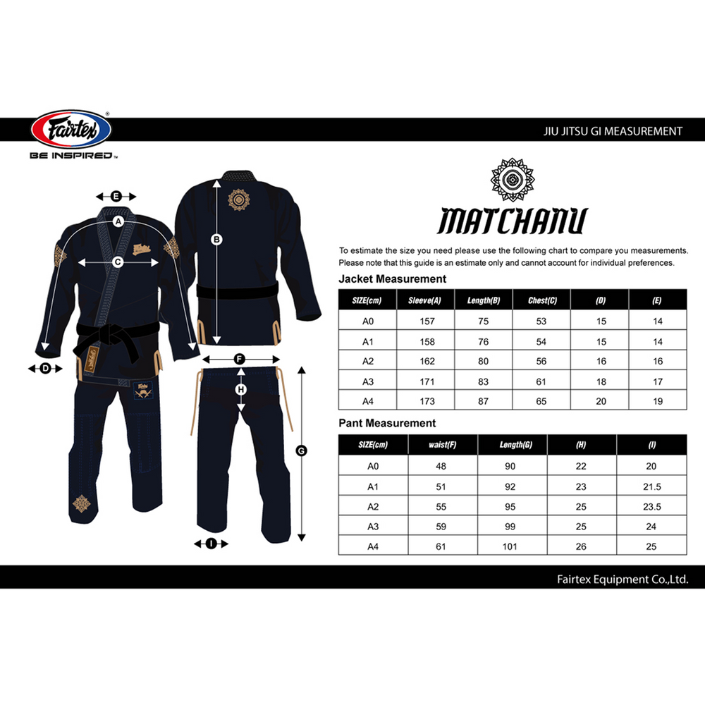 Кимоно/Ги BJJ Fairtex Matchanu Синее