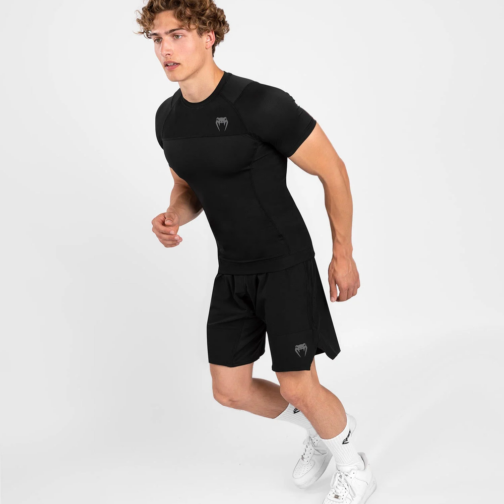 Рашгард Venum G-Fit AIR с коротким рукавом Черный