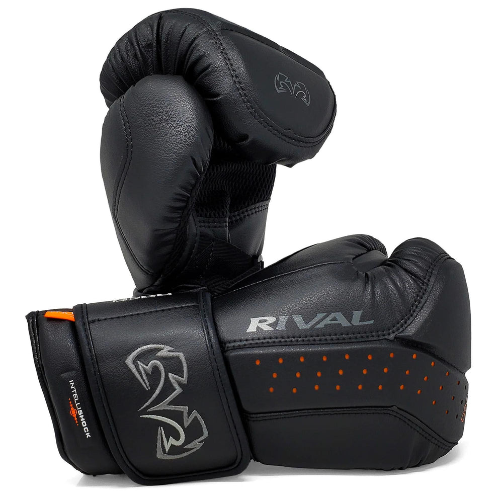Rival Перчатки Боксерские Снарядные RB10 Intelli Shock Серые