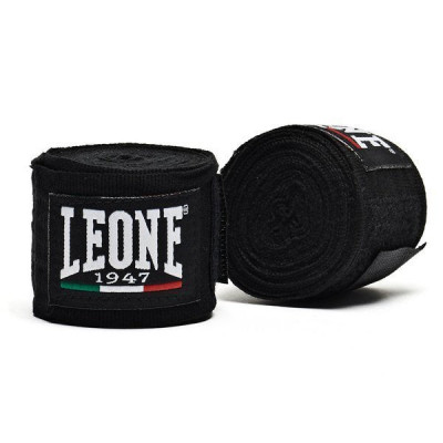 Бинты боксерские Leone 4,5m Черные