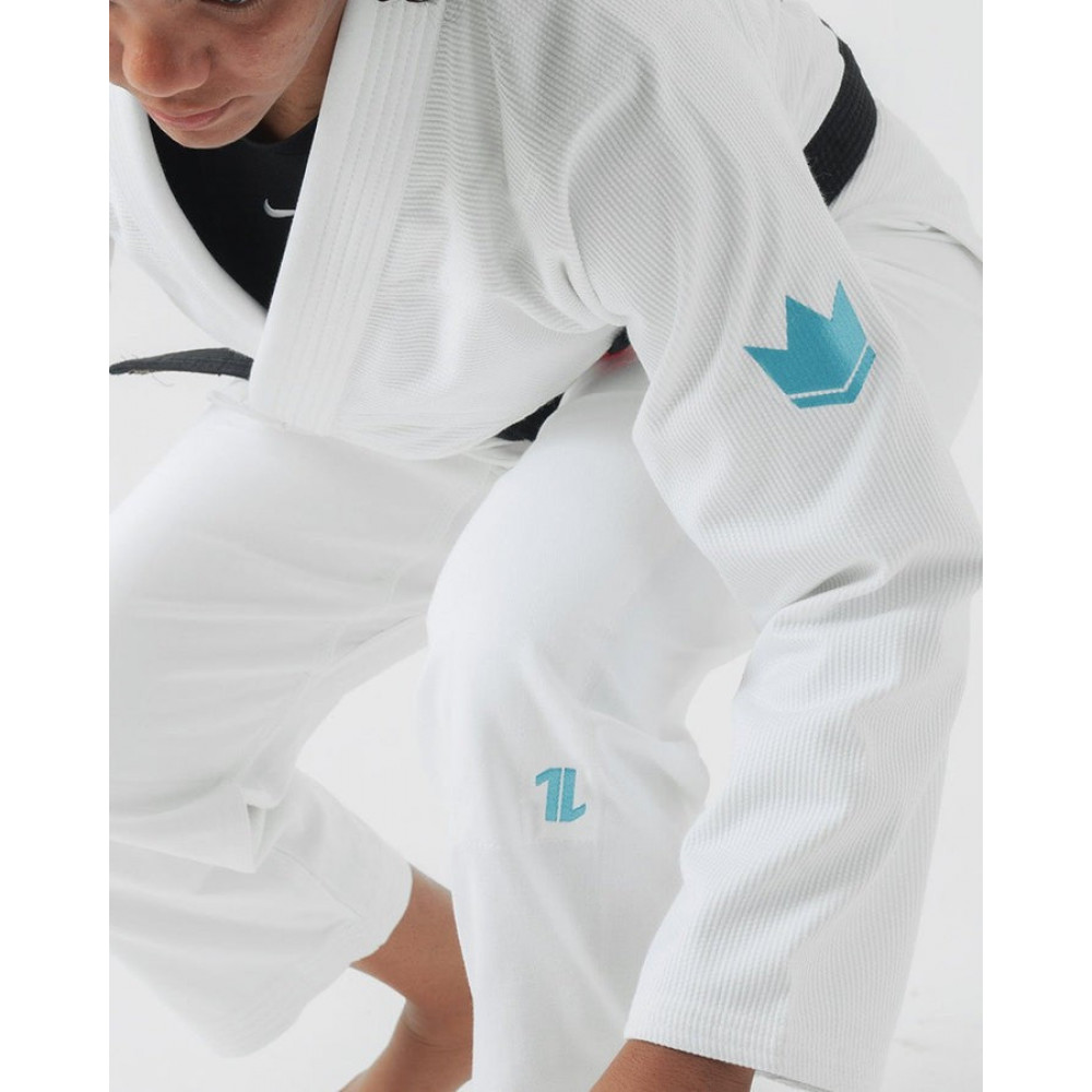 Кимоно/Ги BJJ KiNGZ Женское The One SkyBlue с белым поясом