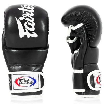 Перчатки MMA для спарринга Fairtex FGV18 черно- красные