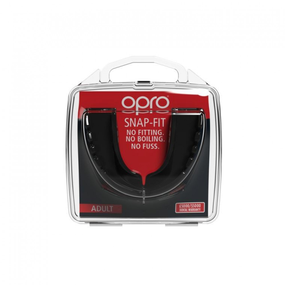 Детская капа Opro Snap Fit Черная