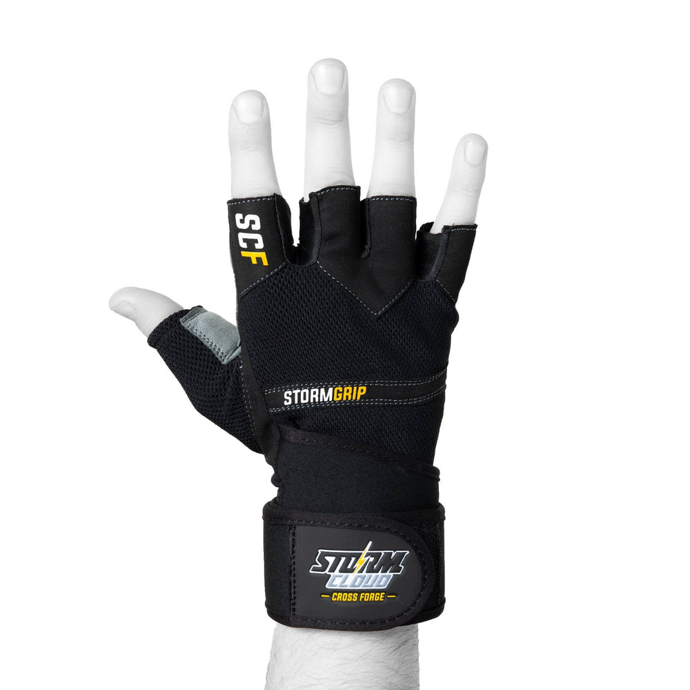 Тренировочные перчатки StormCloud Gym Training Gloves FG-1 Черно-серые
