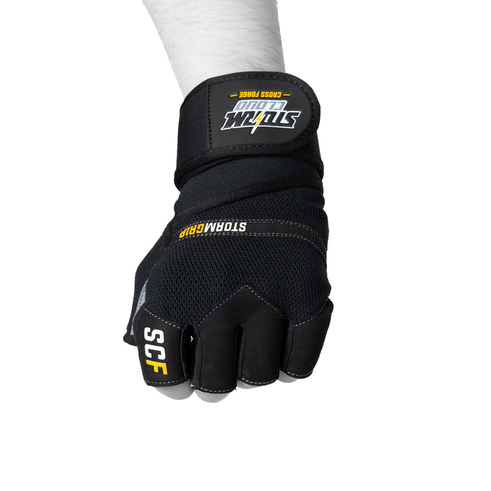 Тренировочные перчатки StormCloud Gym Training Gloves FG-1 Черно-серые