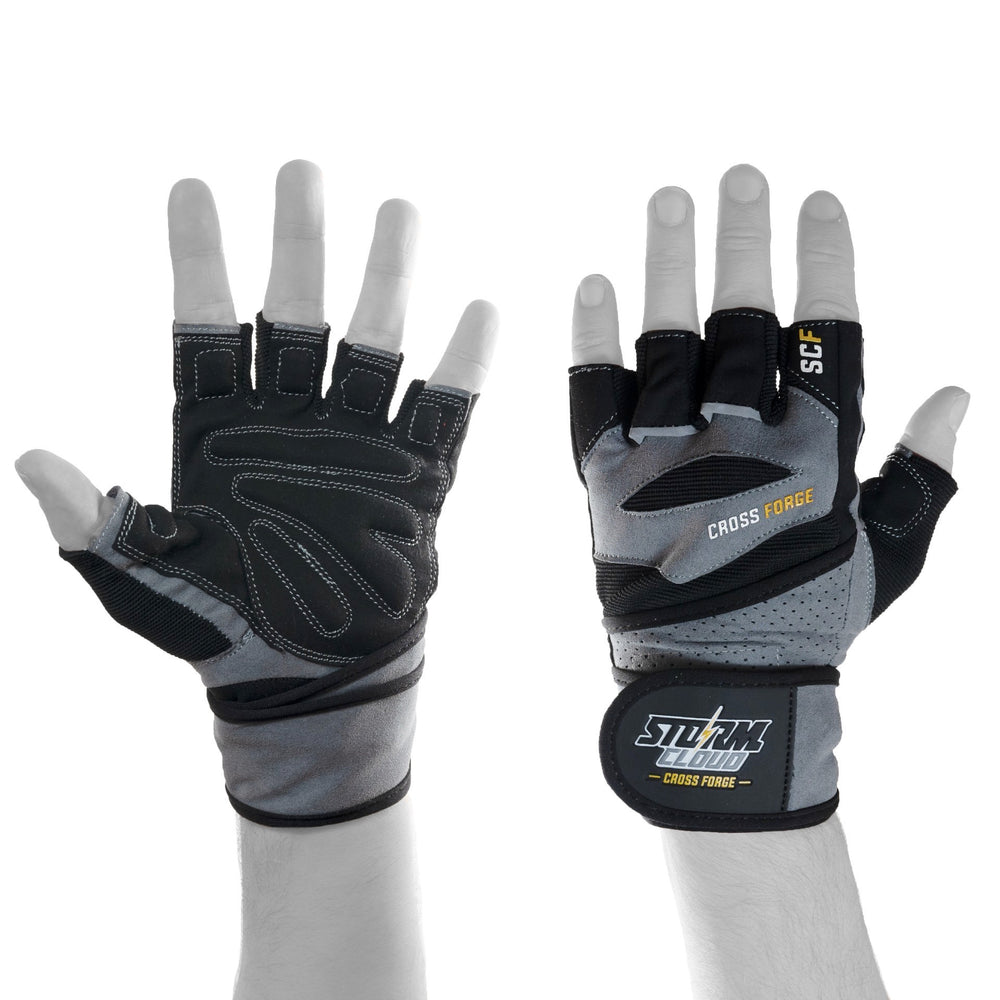 Тренировочные перчатки StormCloud Gym Training Gloves FG-2 Черно-Серые