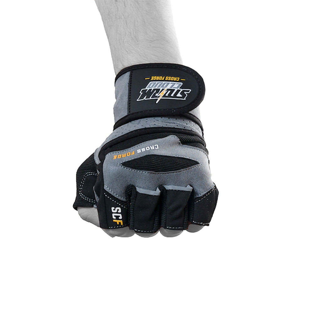 Тренировочные перчатки StormCloud Gym Training Gloves FG-2 Черно-Серые