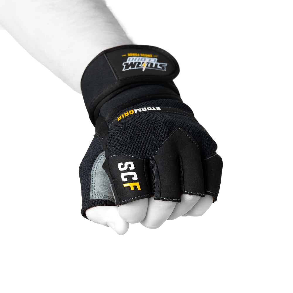 Тренировочные перчатки StormCloud Gym Training Gloves FG-1 Черно-серые