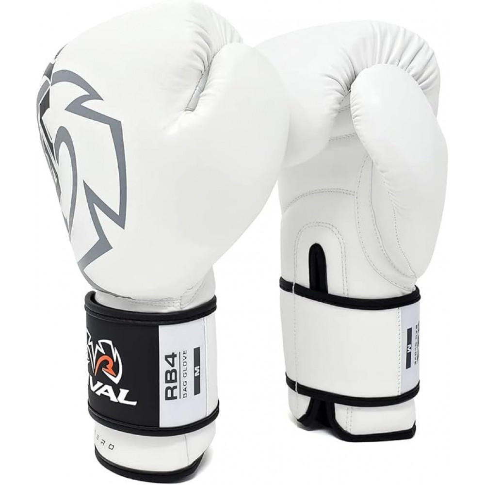 Боксерские перчатки Rival RB4 Белые