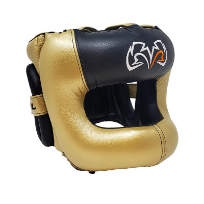 Боксерский шлем Rival RHGFS3 Face-Saver Золотой/Черный