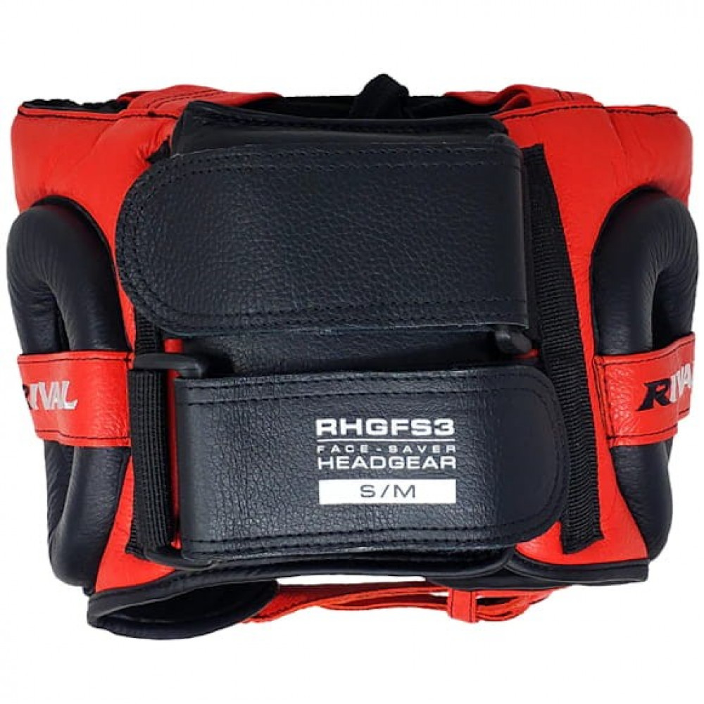 Боксерский шлем Rival RHGFS3 Face-Saver Красно/Черный