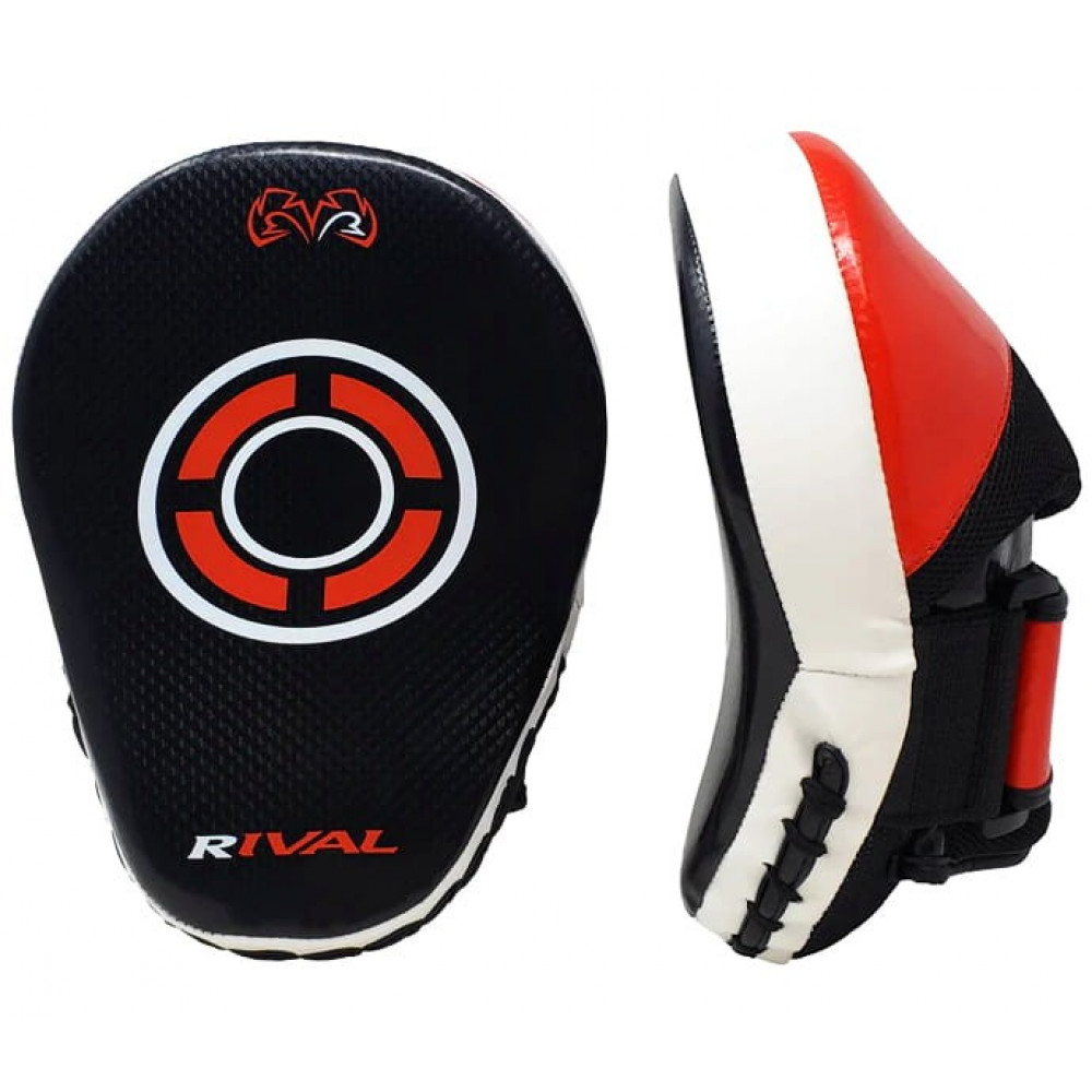 Боксерские лапы Rival RPM7 Черные/Красные