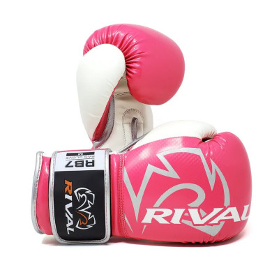 Боксерские перчатки Rival RB7 Розово/Белые