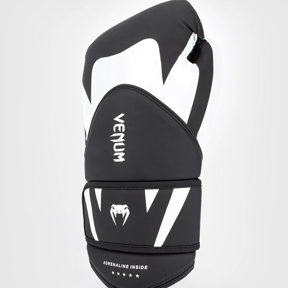 Перчатки боксерские Venum Challenger 4.0 Бело-черные
