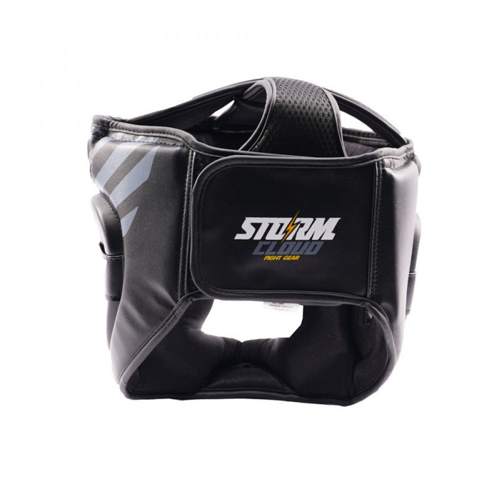 Шлем боксерский детский StormCloud Lynx Черно-серый